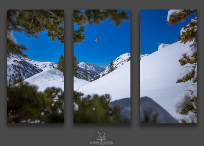 Redemption at Chads Gap - BW - Triptych