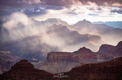 Grand Canyon Snowbeams
