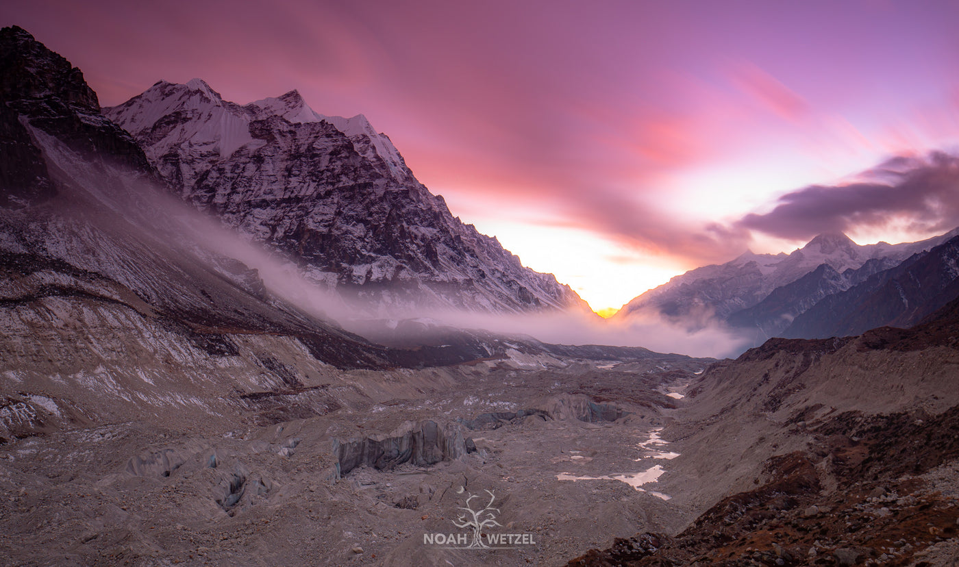 Lhonak Glacier Twilight