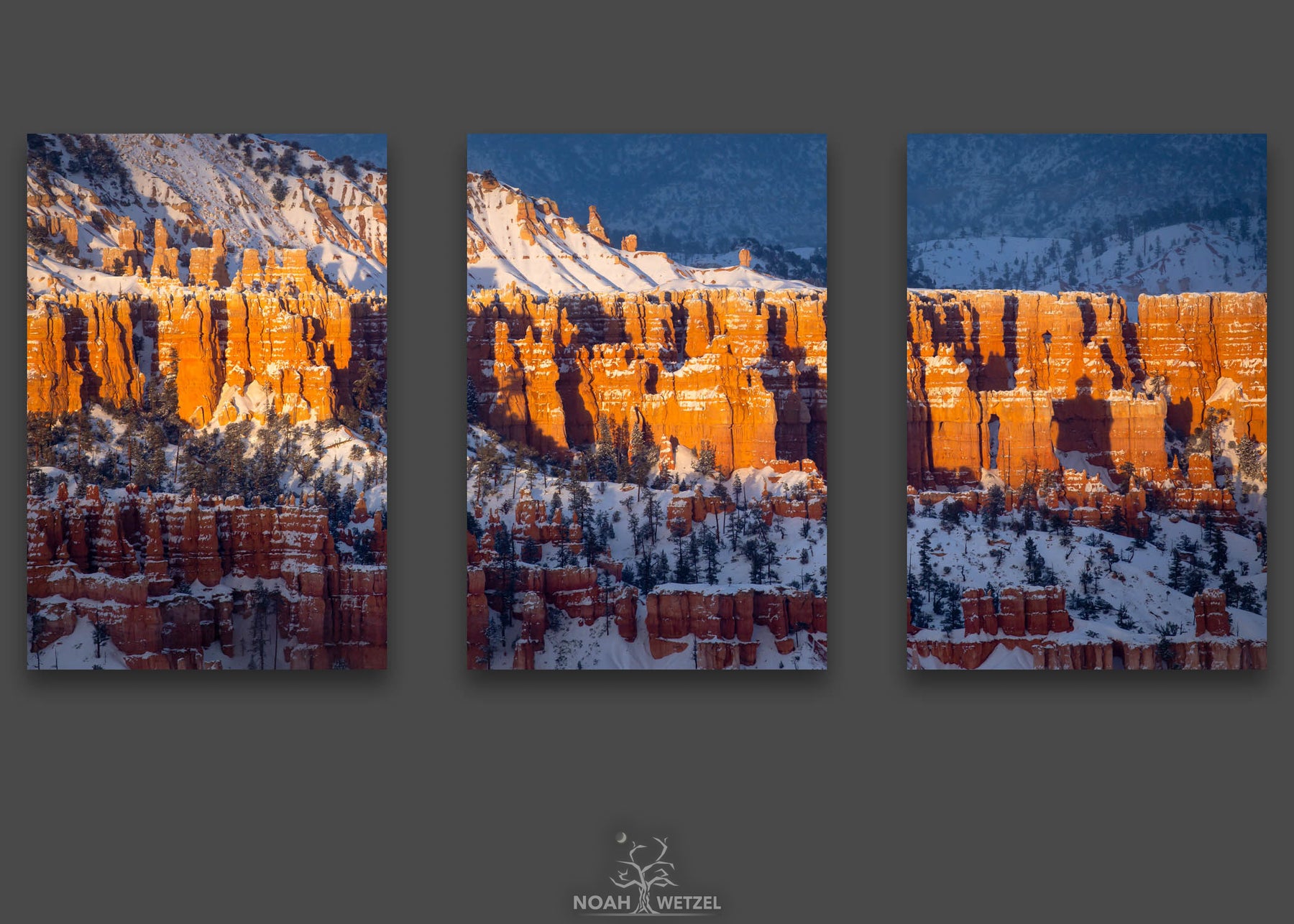 Desert Temple - Triptych – The Wetzel Gallery