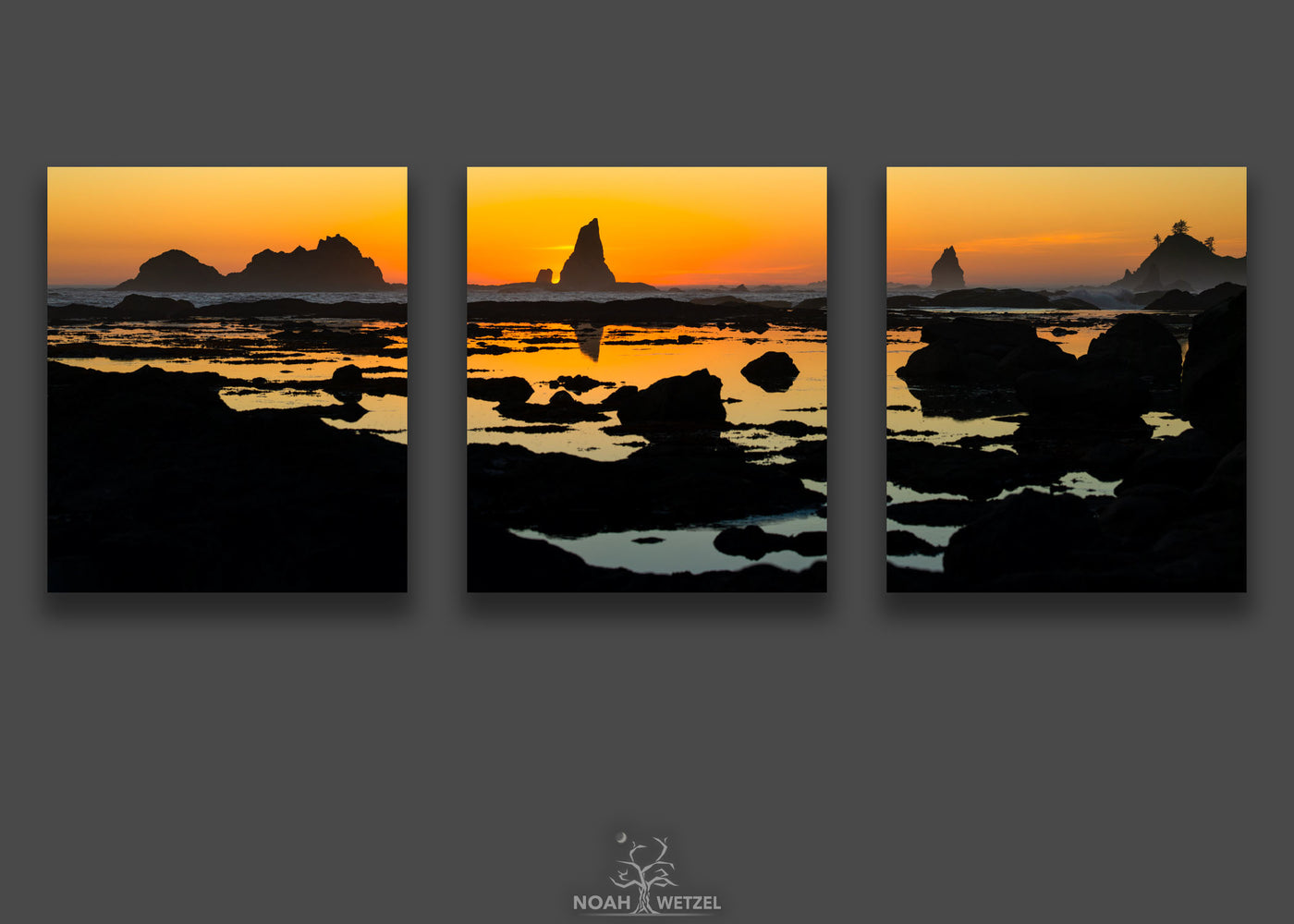 Pinnacle Reflections - Triptych