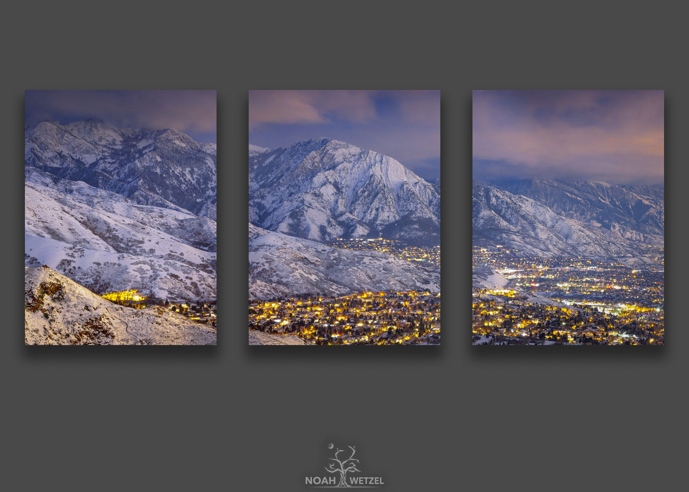 Wasatch Guardian II - Triptych
